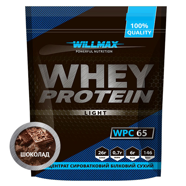 Концентрат сывороточного белка Willmax 65 % вкус Шоколад